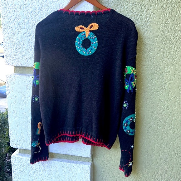 Hampshire Studio Vintage Christmas Cardigan - Picture 3 of 8